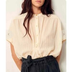 NWOT Sessun Callao Shirt in Fleur De Sel SZ S
